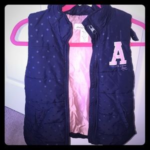 Girls Navy Blue Vest